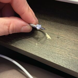 Swarovski heart ring